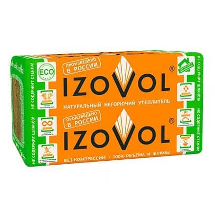 Купить Теплоизоляция Izovol Ст-50 1000х600х50 мм 8 плит в упаковке по низкой цене