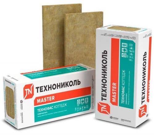Купить Вата Технониколь ТехноФас Коттедж базальтовая 1200х600х100 мм 3 плиты в упаковке по низкой цене