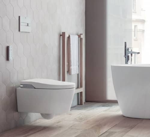 Купить Унитаз Roca INSPIRA IN-WASH подвесной, сиденье-крышка в комплекте 803060001 по низкой цене