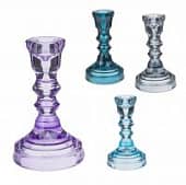 Купить Подсвечник КРИСТОФФ-2 (стекло), D8.5xH14.5см, в асс. по низкой цене