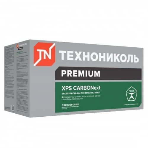 Купить Теплоизоляция Технониколь Carbonext 300 2380х580х100 мм 4 плиты в упаковке по низкой цене