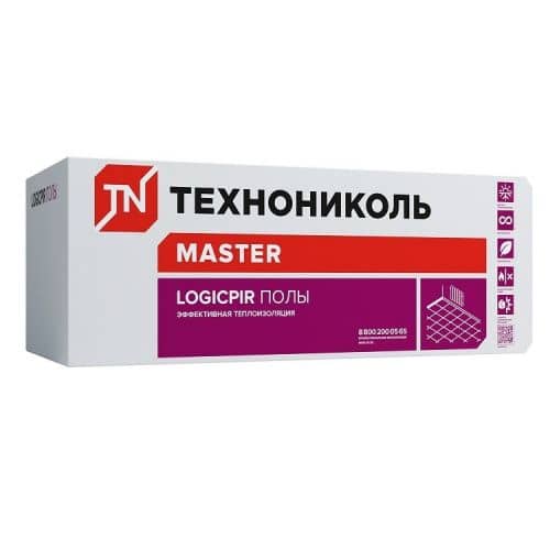 Купить Теплоизоляция Технониколь Logicpir L Полы 1190х590х50 мм 5 плит в упаковке по низкой цене