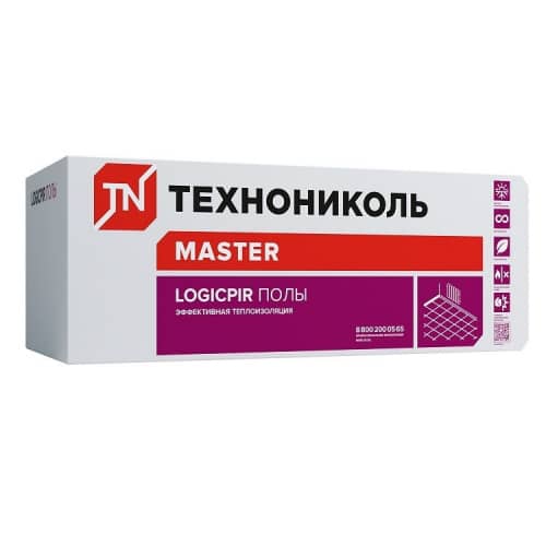 Купить Теплоизоляция Технониколь Logicpir L Полы 1185х585х30 мм 8 плит в упаковке по низкой цене