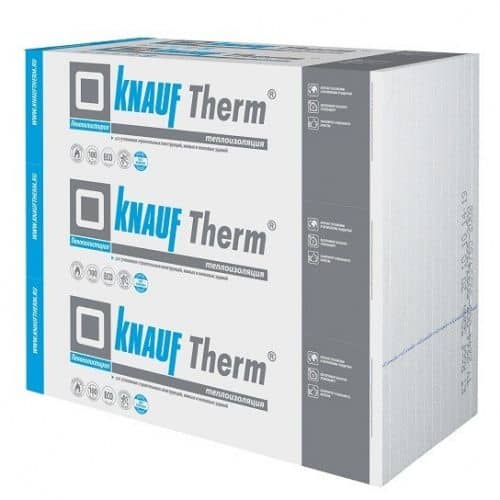 Купить Пенопласт Knauf Therm Стена 1000x1000x50 мм 24 плиты в упаковке по низкой цене