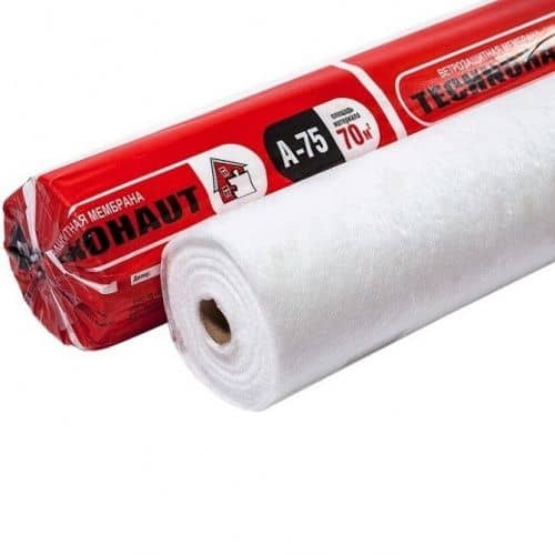 Купить Мембрана Technohaut А ветро-влагозащитная 1,6х43,75 м по низкой цене