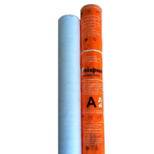 Купить Мембрана Unispun A гидро-ветрозащитная неокрашенная 1,6х43,75 м по низкой цене
