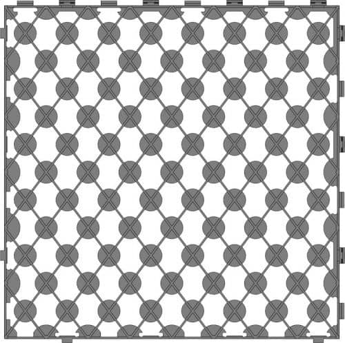 Купить Решетка Gidrolica 606 газонная ромб черная по низкой цене