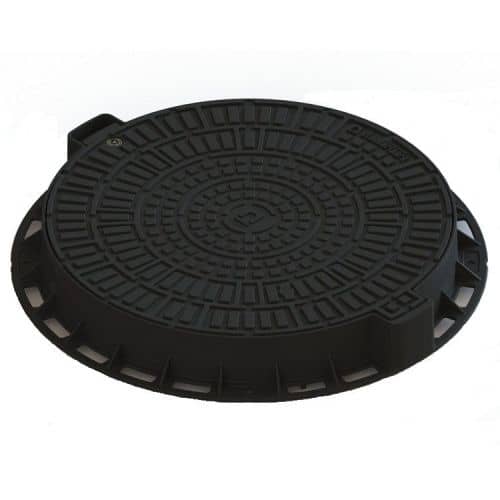 Купить Люк Standartpark Лого Л-60.80.10-ПП-Ф3 садовый пластиковый черный по низкой цене