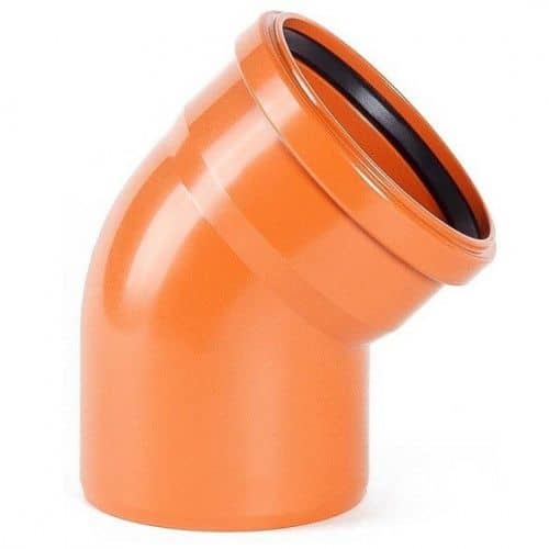 Купить Отвод Pestan канализационный ПВХ 315 мм 87 градусов по низкой цене