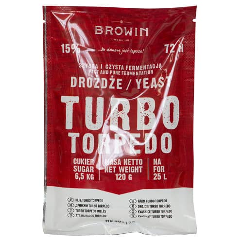 Купить Дрожжи Turbo II для быстрой ферментации 72 ч 120 гр по низкой цене