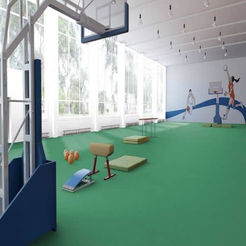 Купить Линолеум Tarkett Omnisports Excel Field Green спортивный 2x20,5 м по низкой цене