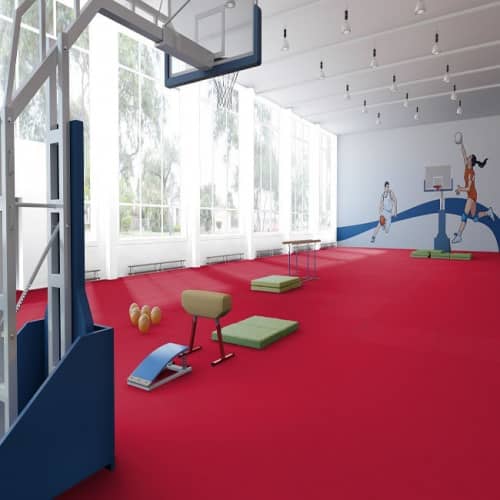 Купить Линолеум Tarkett Omnisports Excel Red спортивный 2x20,5 м по низкой цене