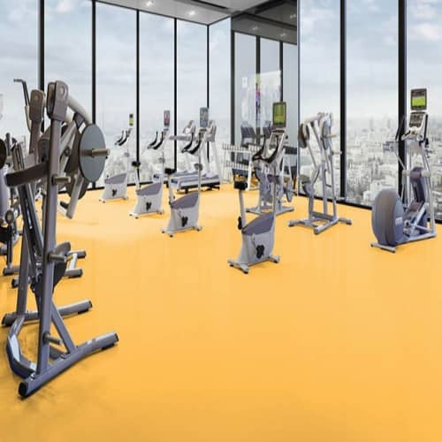 Купить Линолеум Tarkett Omnisports Reference Yellow спортивный 2x20,5 м по низкой цене