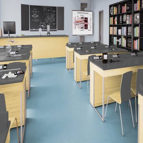 Купить Линолеум Tarkett Travertine Blue 01 коммерческий гетерогенный 3х20 м по низкой цене