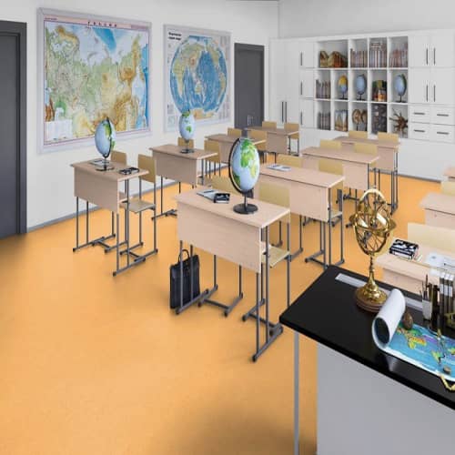 Купить Линолеум Tarkett Travertine Yellow 01 коммерческий гетерогенный 3х20 м по низкой цене