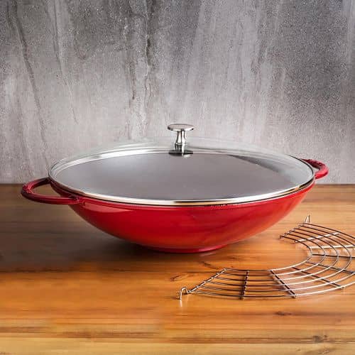 Купить Вок STAUB с крышкой, диаметр 37 см по низкой цене