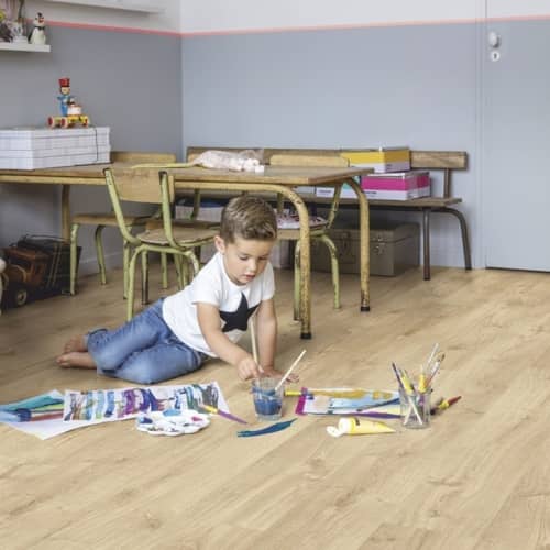 Купить Плитка ПВХ Quick-Step Livyn Pulse Click PUCL40087 Дуб осенний напольная светлый натуральный 1510х210х4,5 мм по низкой цене