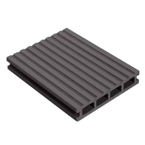 Купить Доска MasterDeck Classic Вельвет террасная широкий/узкий Антрацит 3000х140х26 мм по низкой цене