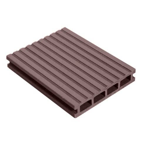 Купить Доска MasterDeck Classic Вельвет террасная широкий/узкий Венге 6000х140х26 мм по низкой цене