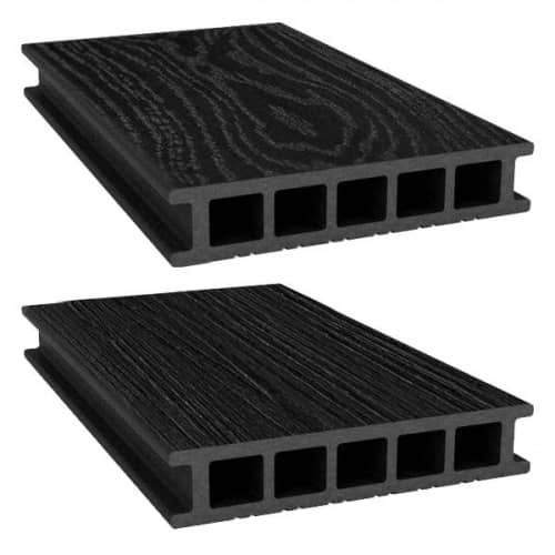 Купить Доска Savewood Fagus террасная двухсторонняя черная 4000х144х28 мм по низкой цене