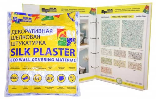 Купить Штукатурка Silk Plaster Престиж Г-409 декоративная жидкие обои по низкой цене