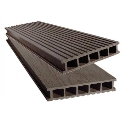 Купить Доска Eurodeck Даббл Венге террасная 3000х139х27 мм по низкой цене