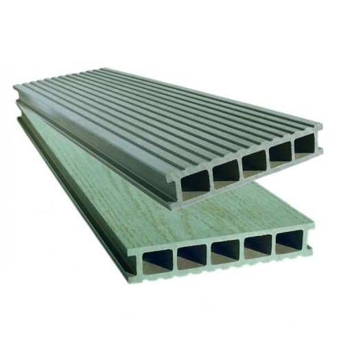 Купить Доска Eurodeck Даббл Изумруд террасная 3000х139х27 мм по низкой цене