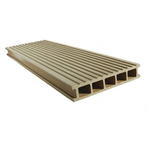 Купить Доска Eurodeck Даббл Натур террасная 3000х139х27 мм по низкой цене