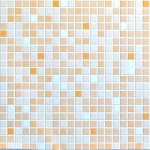 Панель ПВХ Мелон пласт Мозаика микс оранжевый 0.955х0.48 м