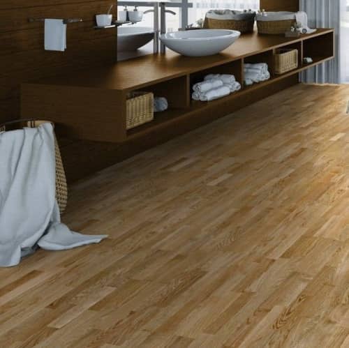 Купить Паркетная доска Tarkett Salsa Дуб Премиум трехполосная лак по низкой цене