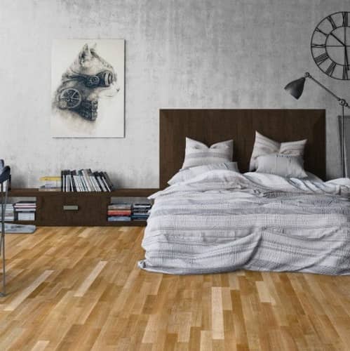 Купить Паркетная доска Tarkett Salsa Дуб Селект трехполосная лак по низкой цене