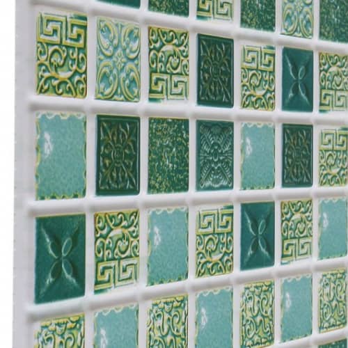 Панель ПВХ Мелон пласт Мозаика прованс 0.955х0.48 м