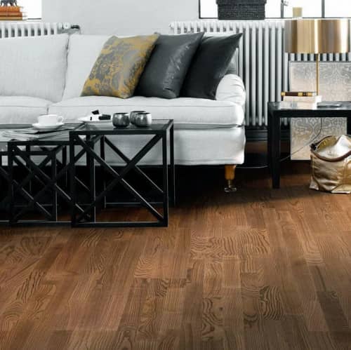 Купить Паркетная доска Tarkett Salsa Premium Ясень Гранат трехполосная брашированная масло по низкой цене