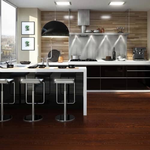 Купить Паркетная доска Tarkett Tango Art Браун Барселона однополосная брашированная лак по низкой цене