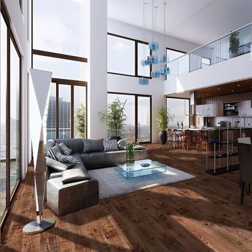 Купить Паркетная доска Barlinek Pure Line Ясень Coffee Grande однополосная брашированная лак по низкой цене