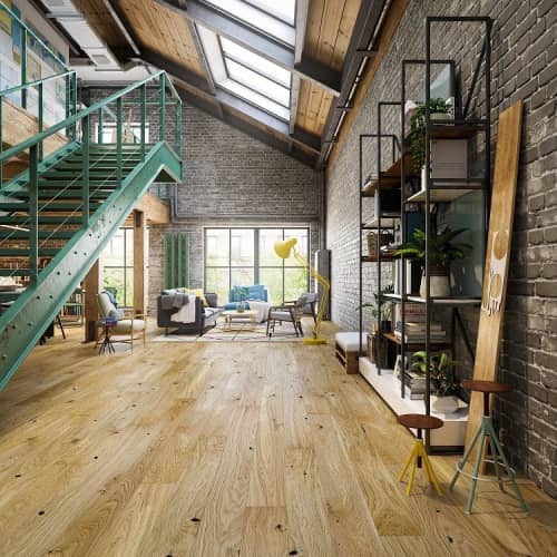 Купить Паркетная доска Barlinek Medio Дуб Grand Canyon однополосная брашированная масло по низкой цене