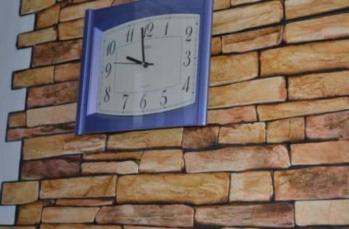 Панель ПВХ Мелон пласт Сланец песочный 0.982х0.498 м