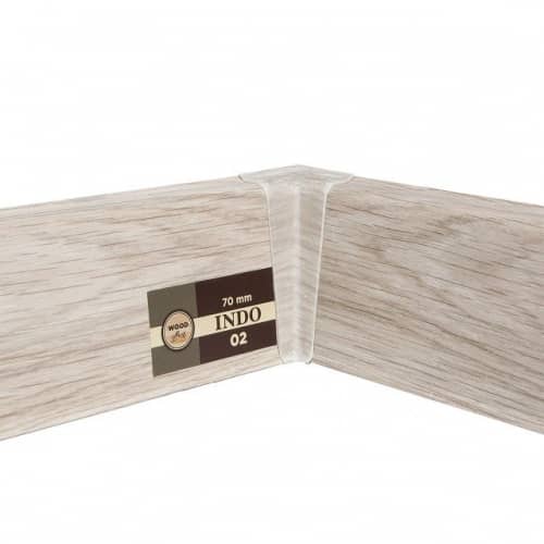 Деревянный, металлический, пластиковый напольный плинтус.