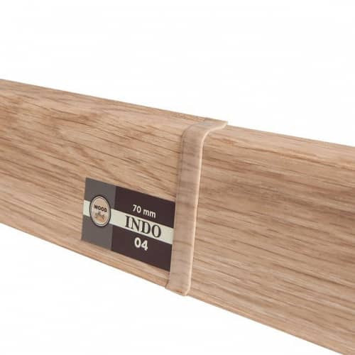 Деревянный, металлический, пластиковый напольный плинтус.