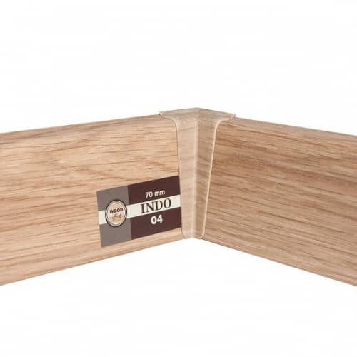 Деревянный, металлический, пластиковый напольный плинтус.