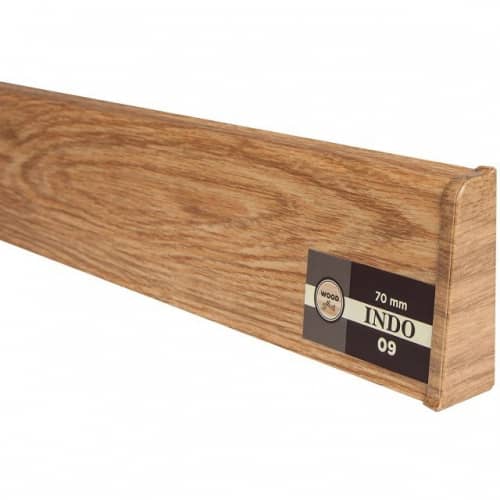 Деревянный, металлический, пластиковый напольный плинтус.