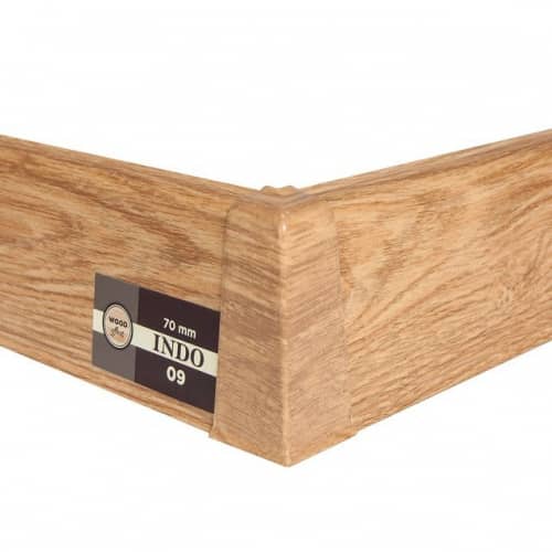 Деревянный, металлический, пластиковый напольный плинтус.