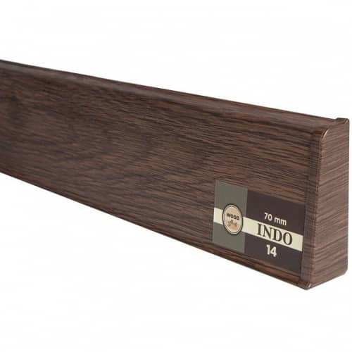 Деревянный, металлический, пластиковый напольный плинтус.