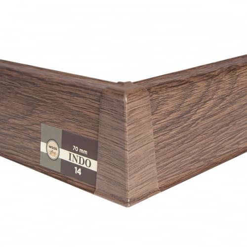 Деревянный, металлический, пластиковый напольный плинтус.