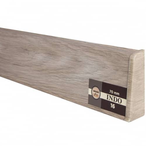 Деревянный, металлический, пластиковый напольный плинтус.