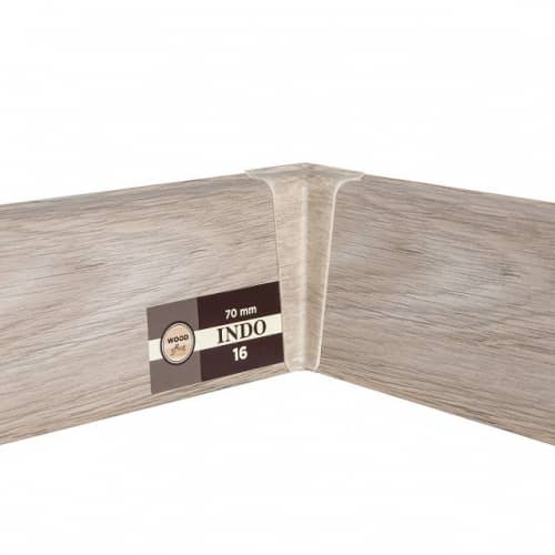 Деревянный, металлический, пластиковый напольный плинтус.