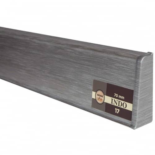 Деревянный, металлический, пластиковый напольный плинтус.