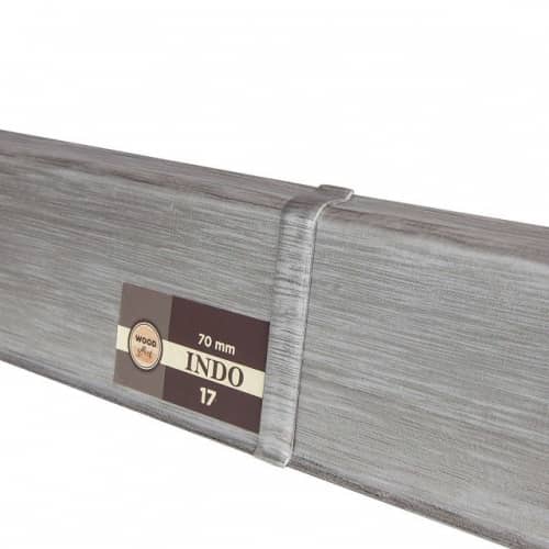 Деревянный, металлический, пластиковый напольный плинтус.