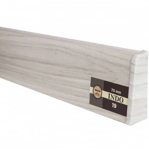 Деревянный, металлический, пластиковый напольный плинтус.