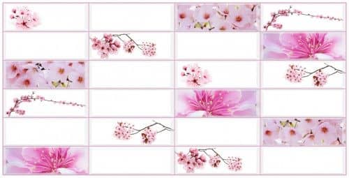 Панель ПВХ Мелон пласт Сакура 0.955х0.48 м